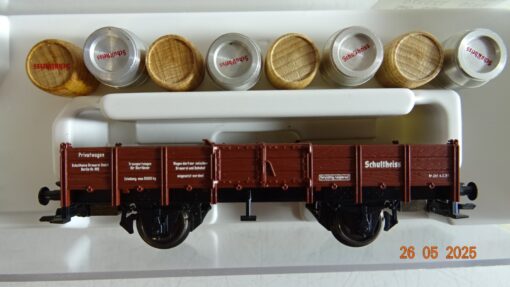 Trix H0 23370 Bierwagen Set Schultheiss 2 tlg. der DB in OVP PR8020 – Bild 4