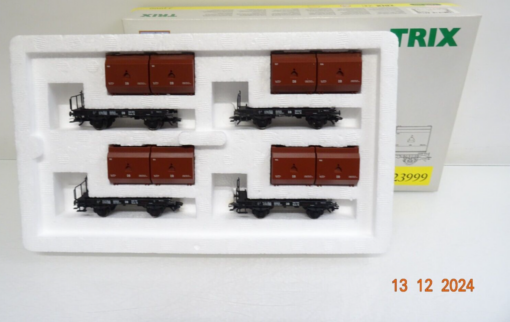 Trix H0 23999 AC Wagen-Set 4tlg. Kokstransport der DB in OVP LE7881
