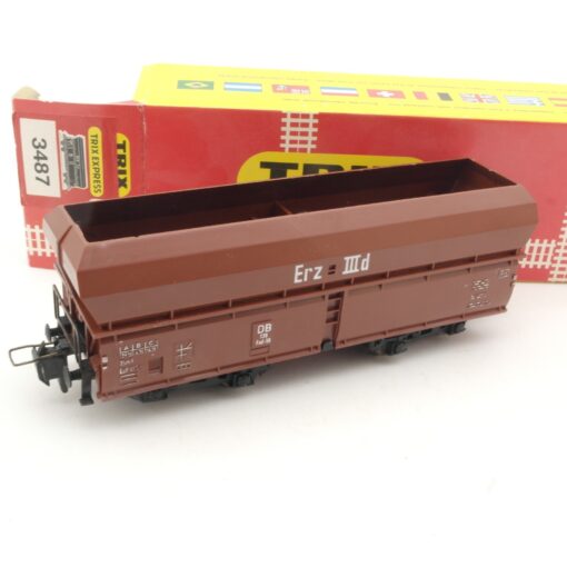 Trix H0 3487 Selbstentladewagen Erz IIId der DB in OVP RR1507 – Bild 3