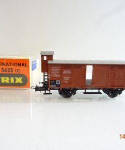 Trix H0 52362300 gedeckter Güterwagen mit Bremserhaus der DR in OVP PR5301