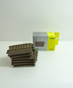 Trix H0 62207 C Gleis Gebogenes Gleis R2 437,5 6Stück siehe Foto in OVP CK1551