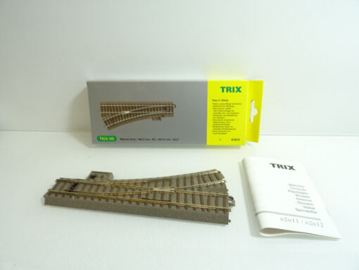 Trix H0 62611 C Gleis Weiche links siehe Foto in OVP CK1514