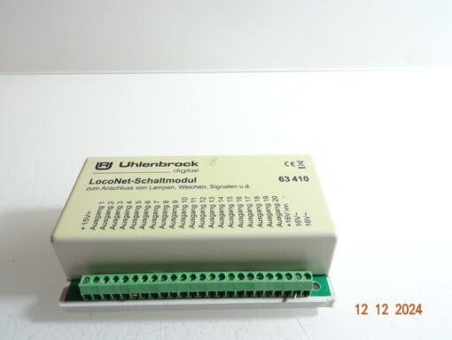 Uhlenbrock digital 63 410 LocoNet Schaltmodul siehe Foto CK4843 o. – Bild 3