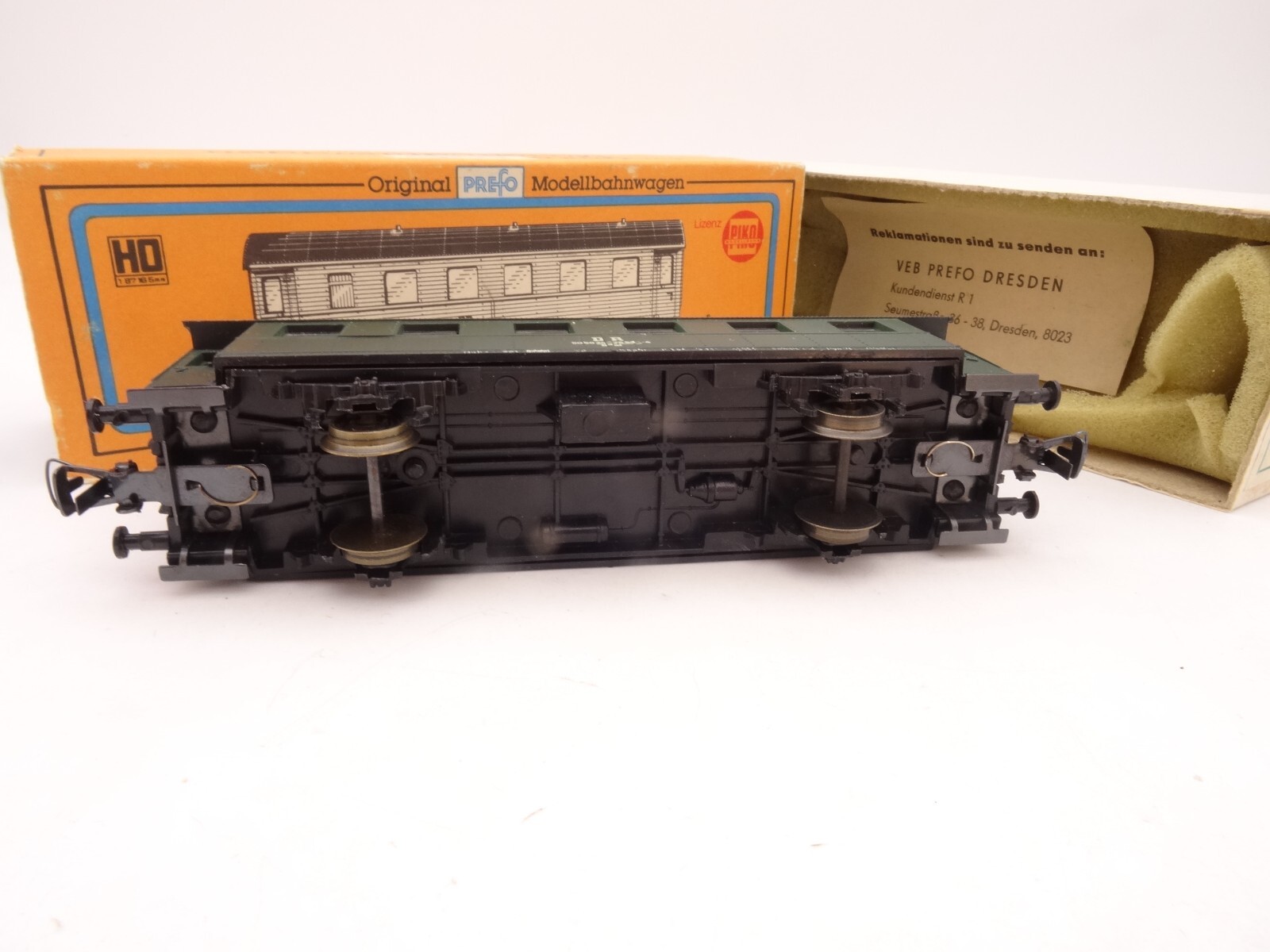 VEB Prefo H0 5452512/5/09 Personenwagen der DR in OVP QR364 – Bild 4