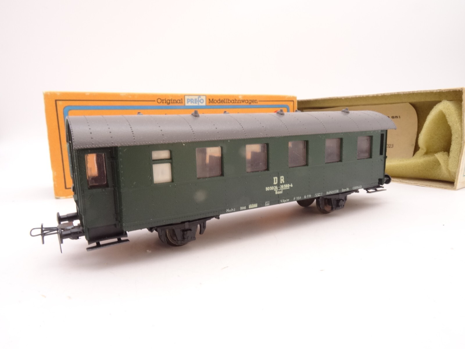 VEB Prefo H0 5452512/5/09 Personenwagen der DR in OVP QR364