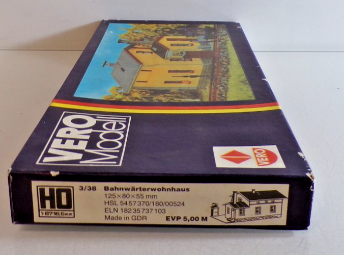 Vero H0 Bausatz 160/00524 Bahnwärterwohnhaus in OVP PK2738 – Bild 3