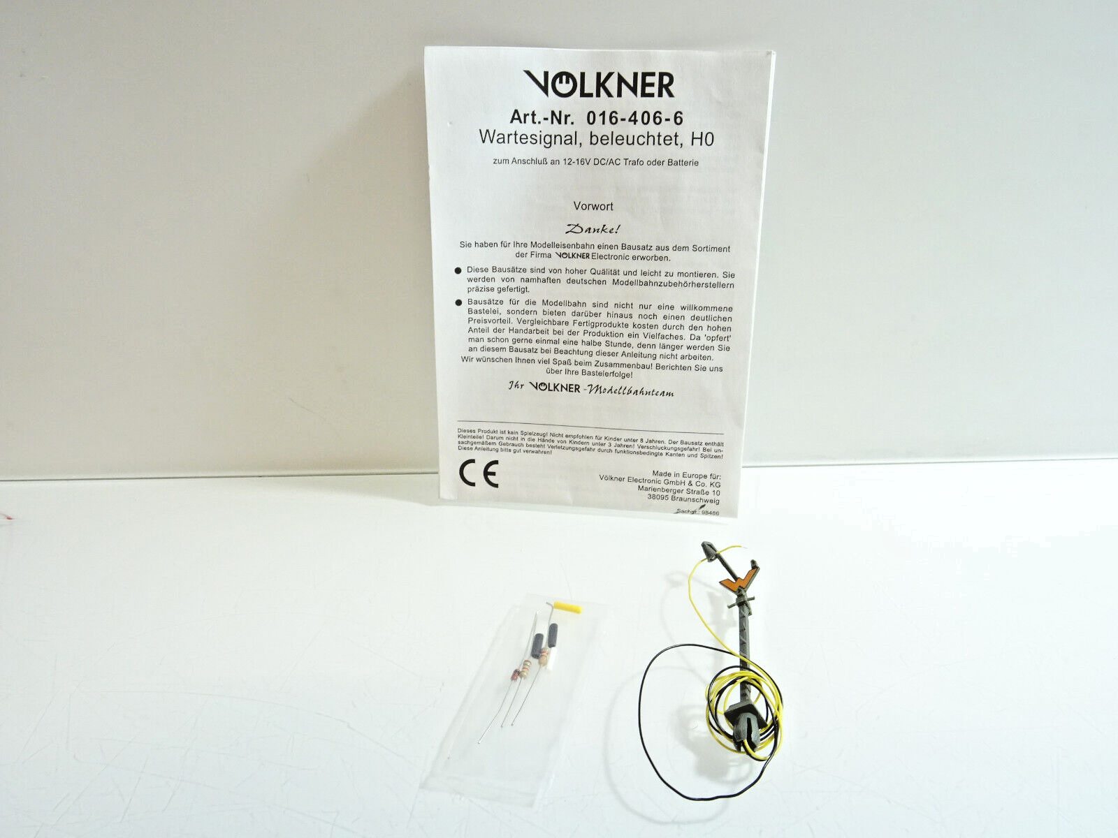 Völkner H0 016-406-6 Wartesignal in EVP C1625