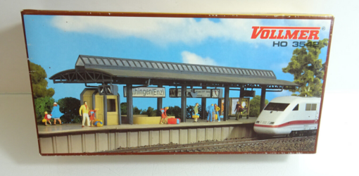 Vollmer H0 3542 Bausatz ICE-Bahnsteig Vaihingen neuwertig in OVP AR8063