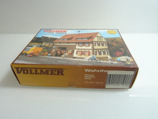 Vollmer H0 3653 Bausatz Wohnhaus neuwertig in OVP QR4112 – Bild 3