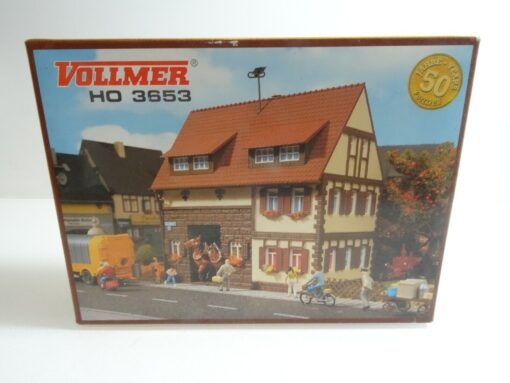 Vollmer H0 3653 Bausatz Wohnhaus neuwertig in OVP QR4112