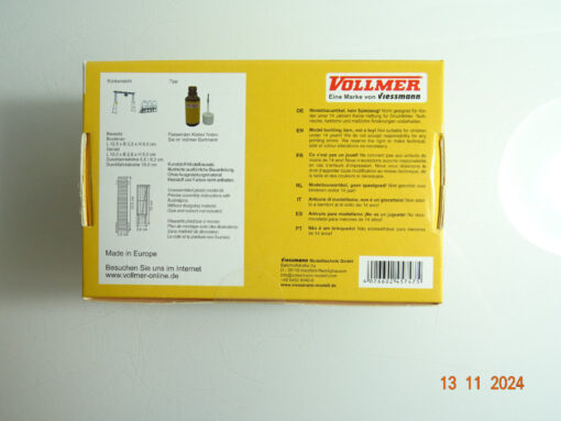 Vollmer H0 45747 Rohrblasgerüst und Brockkran in OVP CK3995 – Bild 3