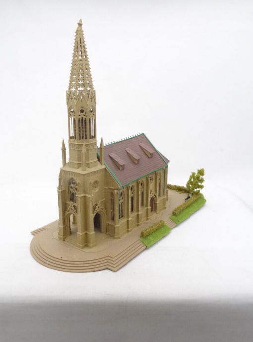Vollmer H0 Kirche Stuttgarter Dom aus Anlagerückbau, siehe Bilder QR9900 o. – Bild 3