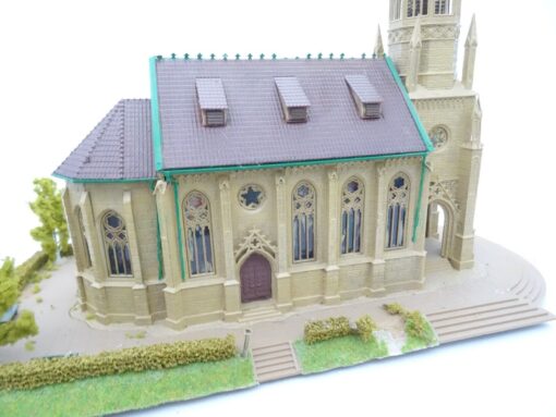 Vollmer H0 Kirche Stuttgarter Dom aus Anlagerückbau, siehe Bilder QR9900 o. – Bild 8