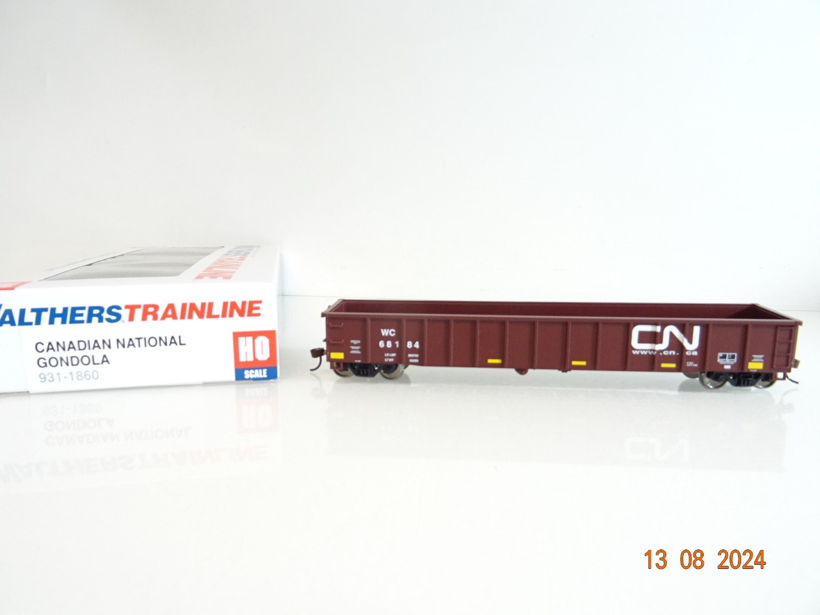 Walthers H0 931-1860 CAN Hochbordwagen der CN in OVP neuwertig PR2002 – Bild 3