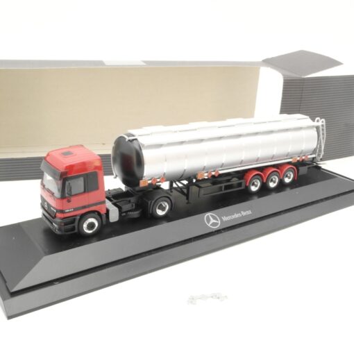 Werbemodell 1:87 B 6 600 0060 Mercedes Benz 1843 Tanksattelzug in OVP QR5987