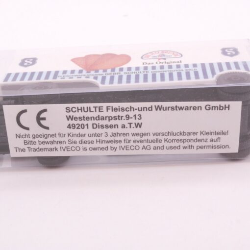 Werbemodell 1:87 Magirus Sirius Sattelzug Schulte Fleisch und Wurst in OVP EA108 – Bild 4