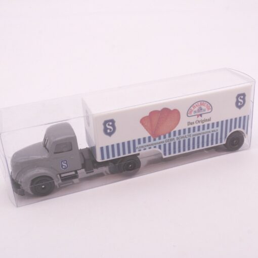 Werbemodell 1:87 Magirus Sirius Sattelzug Schulte Fleisch und Wurst in OVP EA108