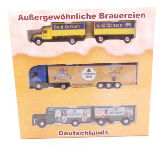 Werbemodell 1:87 Set Außergewöhnliche Brauereien Deutschland in OVP RT7298