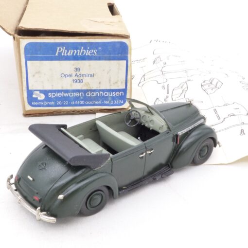 Western Models 1:43 Plumbies 39 Opel Admiral 1938 in OVP EX7949 – Bild 3
