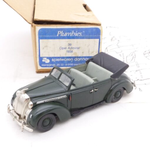 Western Models 1:43 Plumbies 39 Opel Admiral 1938 in OVP EX7949