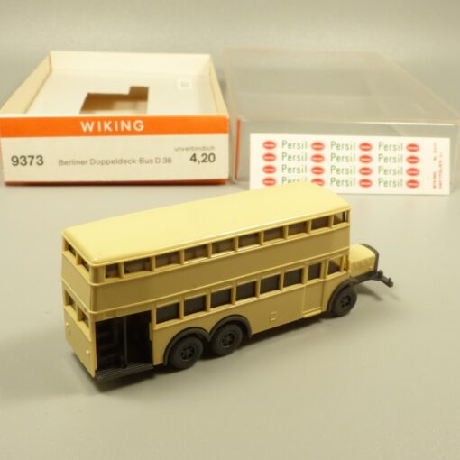 Wiking 1:160 N 9373 Berliner Doppeldecker-Bus D 38 in OVP EX6122 – Bild 4