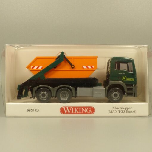 Wiking 1:87 067905 MAN TGS Absetzkipper Rinnen in OVP EX7176 – Bild 4