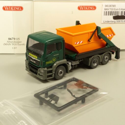 Wiking 1:87 067905 MAN TGS Absetzkipper Rinnen in OVP EX7176