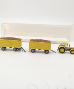 Wiking 1:87 08750242 Schlüter 1250VL Traktor mit 2 Rübenanhänger in OVP RR3365