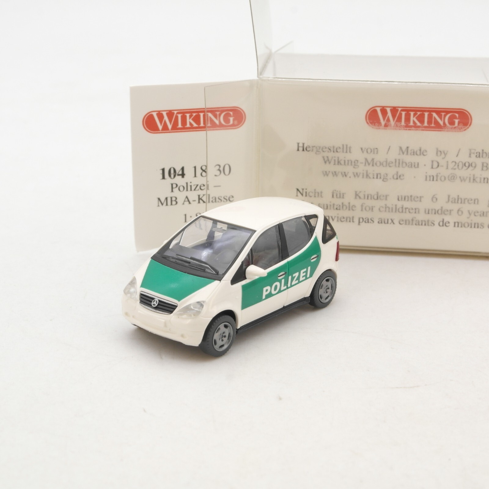 Wiking 1:87 104 18 30 MB A Klasse Polizei neuwertig in OVP RG9210