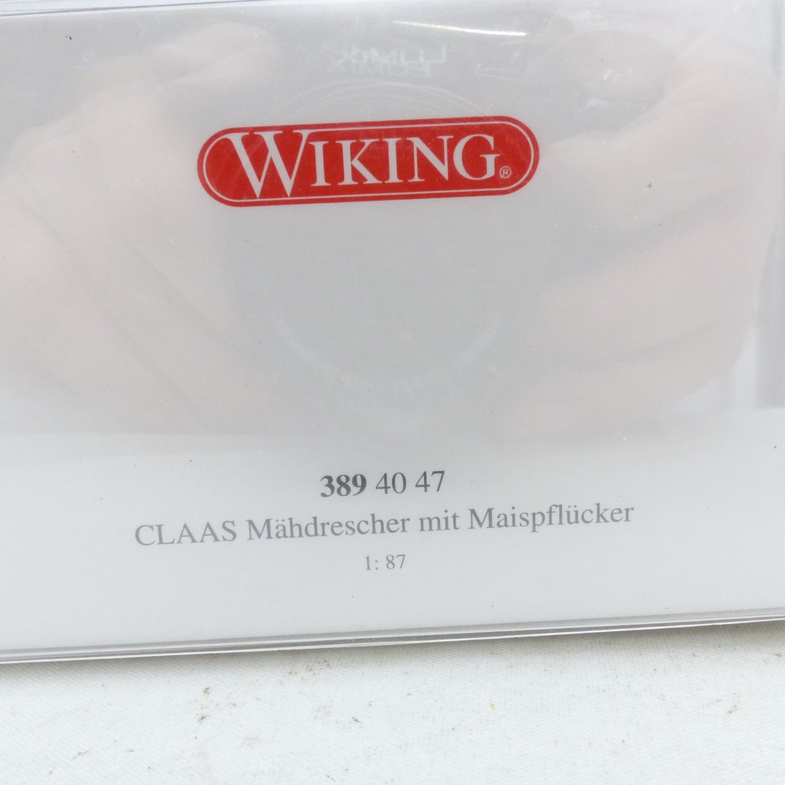 Wiking 1:87 3894047 Claas Lexion 480 Mähdrescher mit Maispflücker in OVP EX8486 – Bild 4