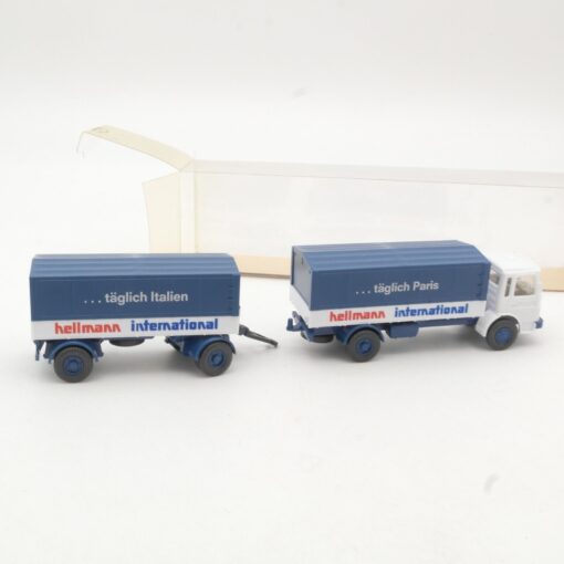 Wiking 1:87 424 MAN Hängerzug hellmann international in OVP RR174 – Bild 3