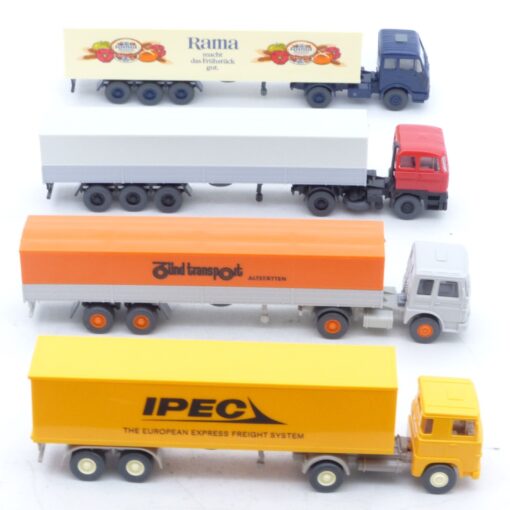 Wiking 1:87 4er-Pack diverse Sattelzug Modelle siehe Bilder in Tüte EX7404 – Bild 3