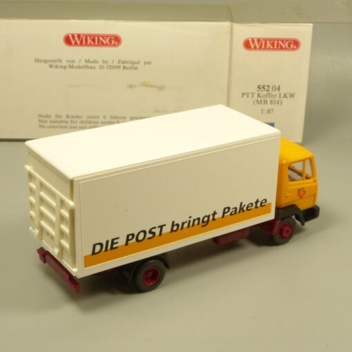 Wiking 1:87 55204 MB 814 Koffer-LKW PTT Schweizer Post in OVP EX5850 – Bild 3