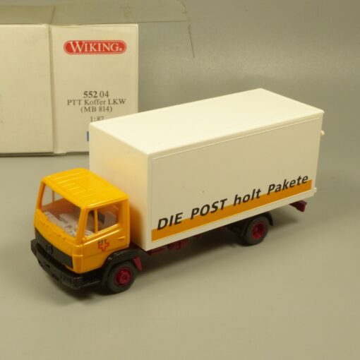 Wiking 1:87 55204 MB 814 Koffer-LKW PTT Schweizer Post in OVP EX5850
