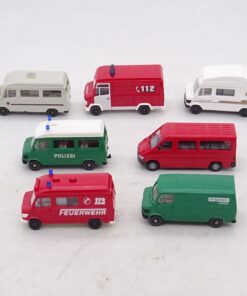 Wiking 1:87 7er-Pack Mercedes Transporter Modelle in Tüte siehe Bilder o. EX6996