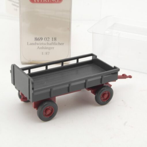 Wiking 1:87 869 02 18 Landwirtschaftlicher Anhänger in OVP RR3151 – Bild 3