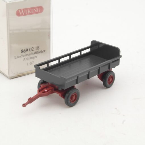 Wiking 1:87 869 02 18 Landwirtschaftlicher Anhänger in OVP RR3151