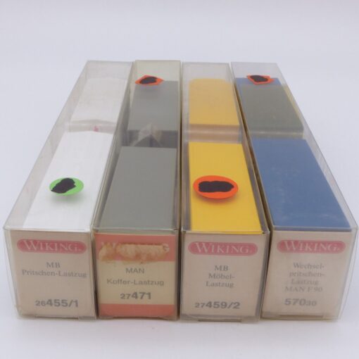 Wiking 1:87 Diverse Hängerzug Modelle im 4er Pack in OVP EX3028A – Bild 4