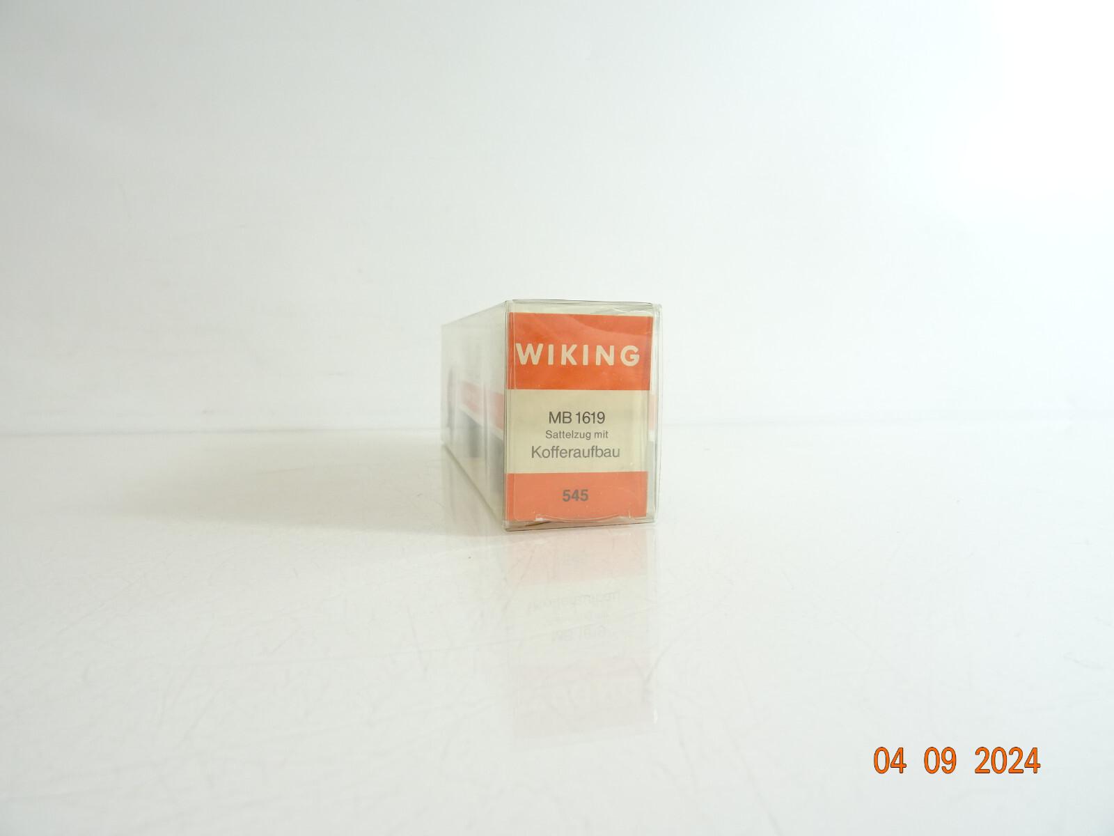 Wiking 1:87 H0 545 MB 1619 Sattelzug mit Kofferaufbau Regent Möbel in OVP TF997 – Bild 3