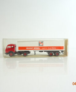 Wiking 1:87 H0 545 MB 1619 Sattelzug mit Kofferaufbau Regent Möbel in OVP TF997