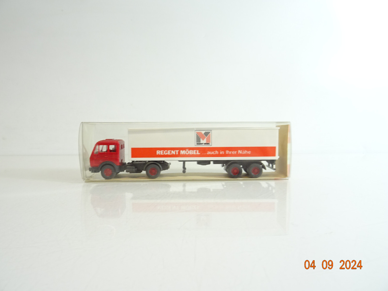 Wiking 1:87 H0 545 MB 1619 Sattelzug mit Kofferaufbau Regent Möbel in OVP TF997