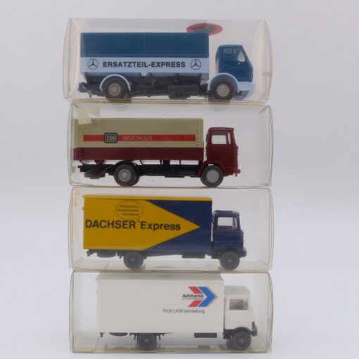 Wiking 1:87 Mercedes Kleinlaster Modelle im 4er Pack in EVP EX3081 – Bild 3