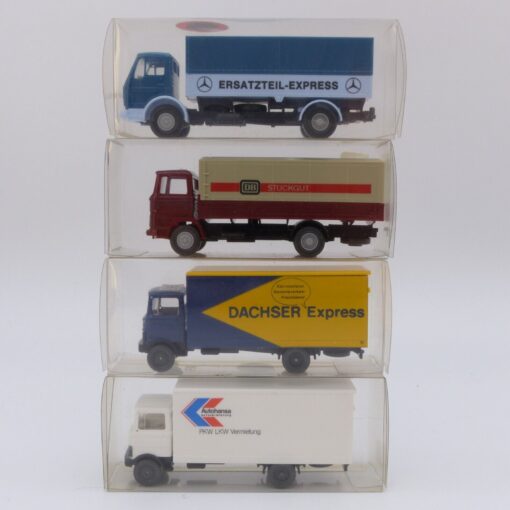Wiking 1:87 Mercedes Kleinlaster Modelle im 4er Pack in EVP EX3081