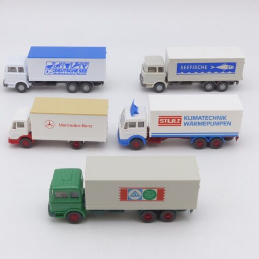 Wiking 1:87 Mercedes LKW Modelle im 5er Pack in Tüte siehe Bilder o. EX5762