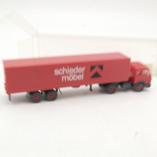 Wiking 1:87 Mercedes MB 1626 S Koffer-Sattelzug Schieder Möbel in EVP RR168 – Bild 3