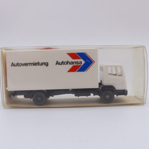 Wiking 1:87 Nr.: 22434/1 Mercedes LP 814 Koffer-LKW Autohansa, in OVP EX2848 – Bild 3