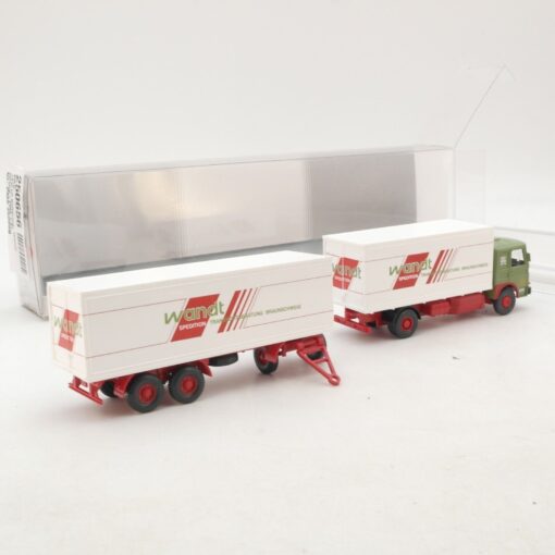 Wiking 1:87 PMS 250656 MAN Kofferlastzug Wandt neuwertig in OVP RG8093 – Bild 3