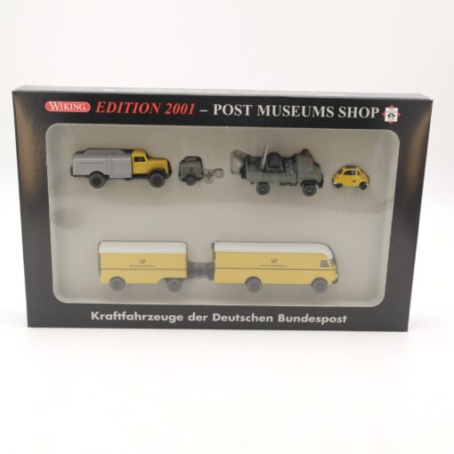 Wiking 1:87 PMS 80-05 Edition 2001 Kraftfahrzeuge der Bundespost in OVP RR1628