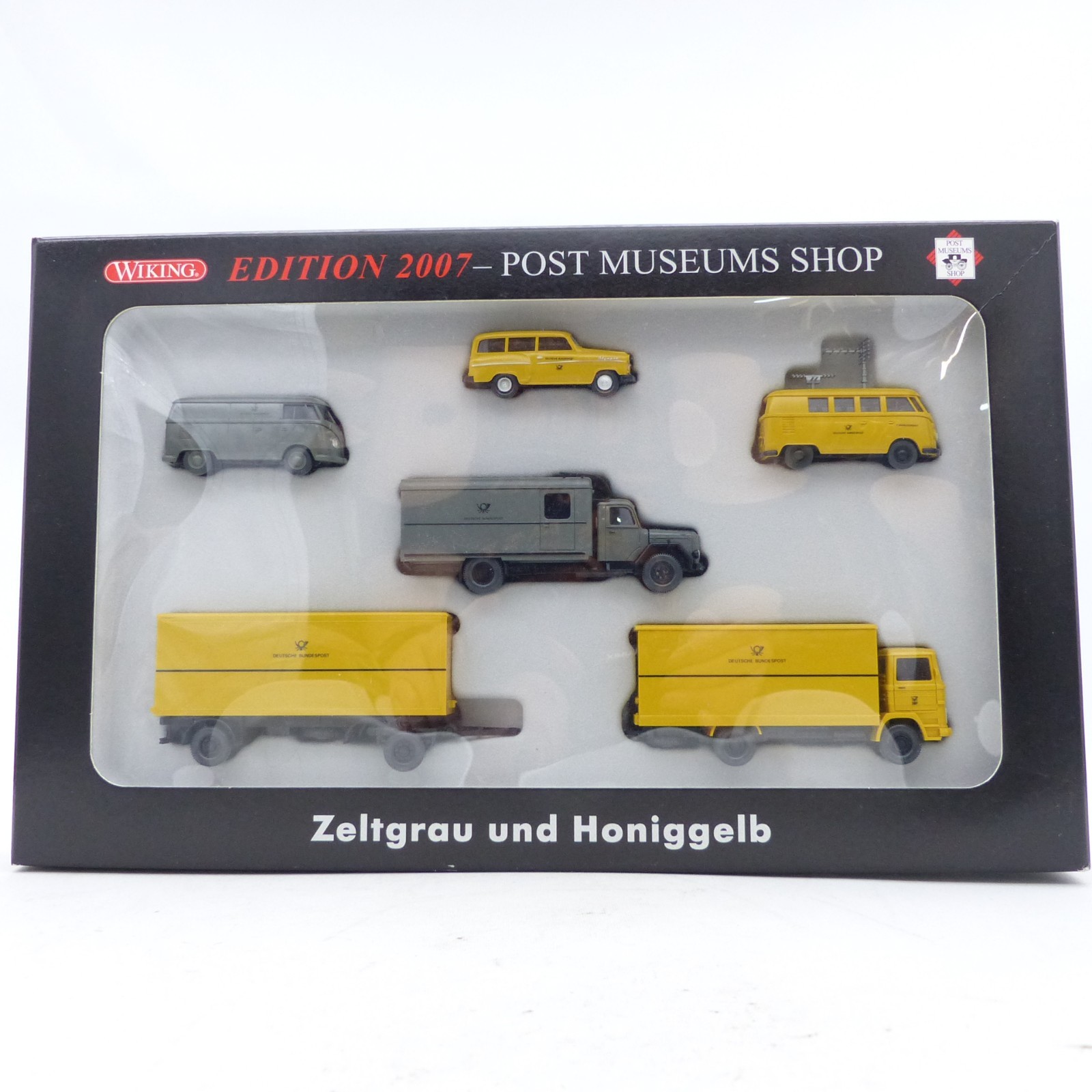 Wiking 1:87 PMS 80-12 Edition 2007 Fahrzeug-Set der Deutschen Post in OVP EX8516