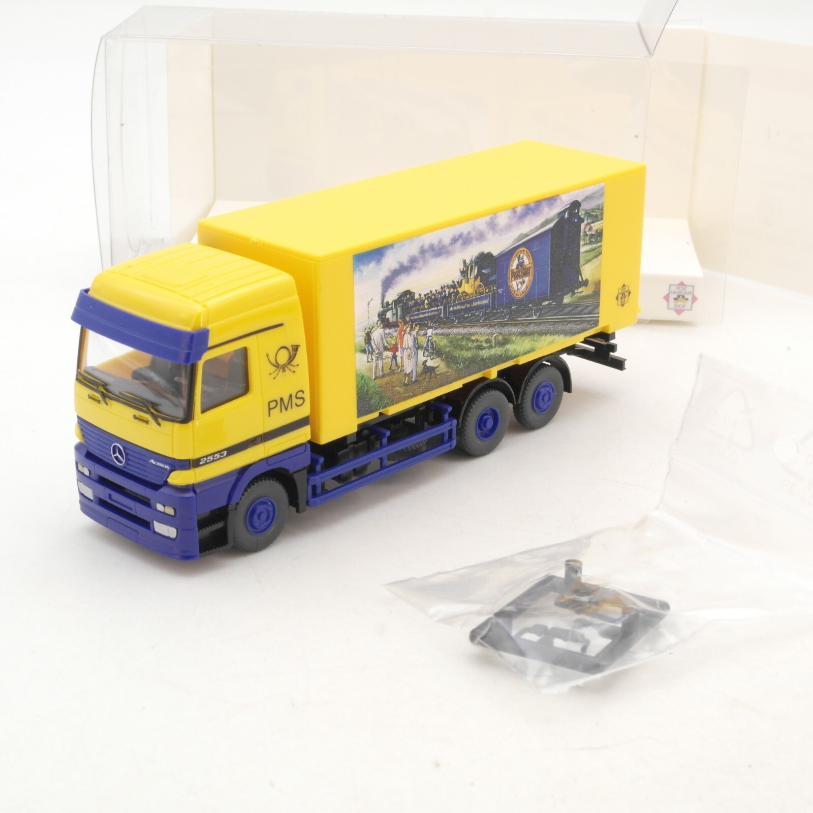 Wiking 1:87 PMS 81-07 MB Atego Wechselkoffer LKW neuwertig in OVP RG8567